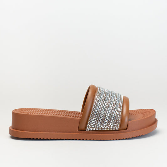 SANDAL WITH DIAMANTE BAND