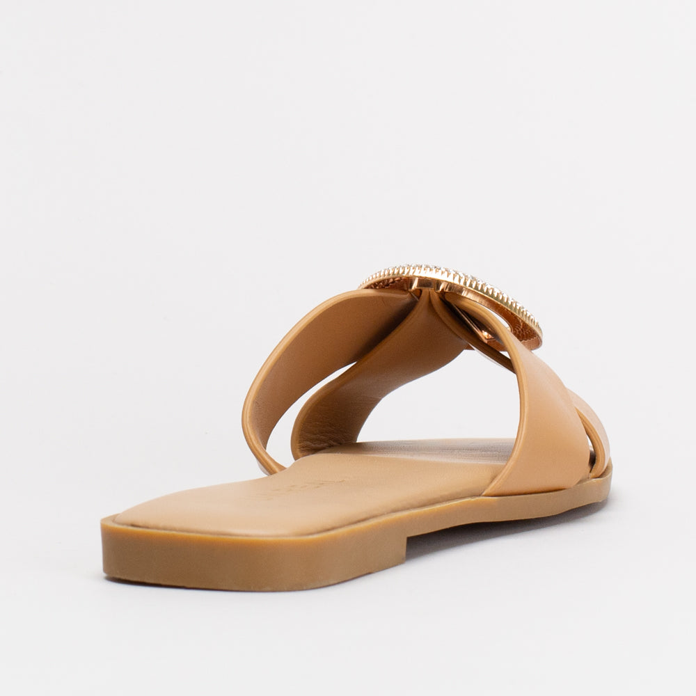 Statement Ring Mule Slide