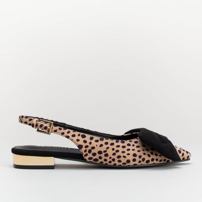 POINTY SLING BACK WITH BOW