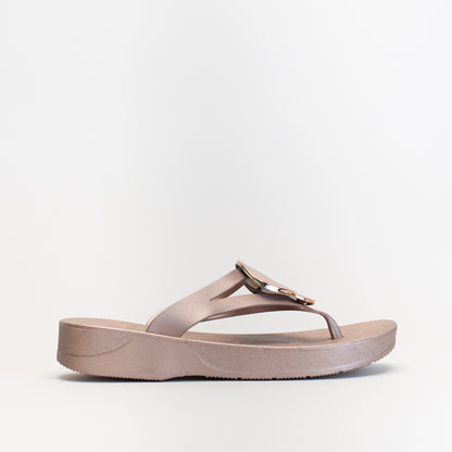 Wedge Thong Slip On Sandal