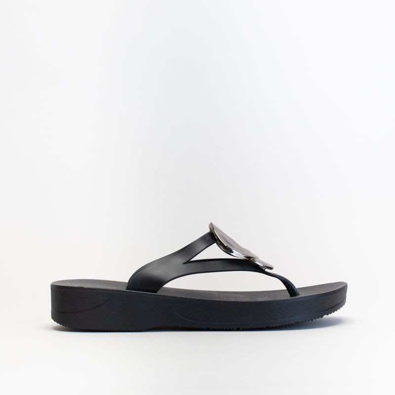 Wedge Thong Slip On Sandal