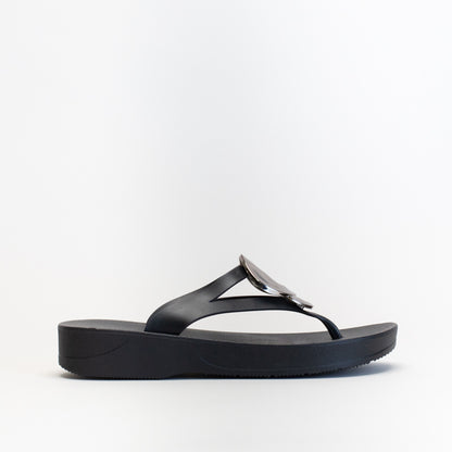 Wedge Thong Slip On Sandal