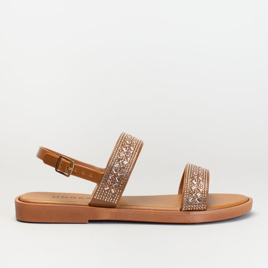 DIAMANTE DOUBLE SLING BACK