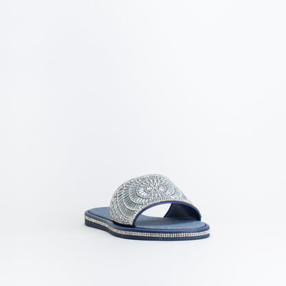 DIAMANTE SLIP ON SANDAL