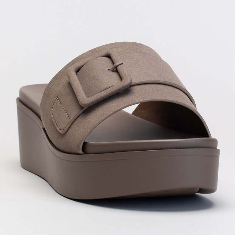 Platform Mule with Side Buckle