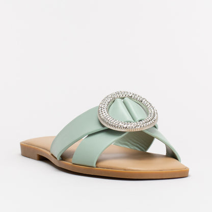 Statement Ring Mule Slide