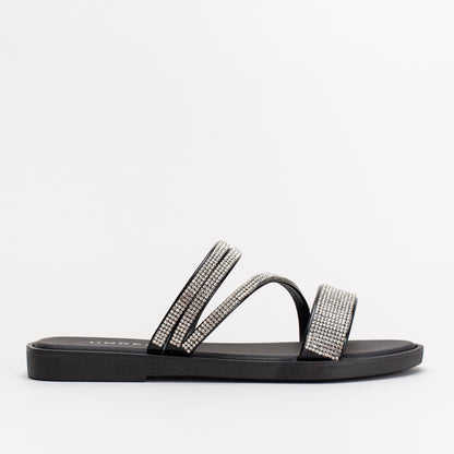 Jelly Diamante Mule Sandal