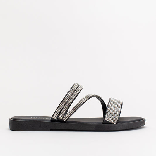 Jelly Diamante Mule Sandal
