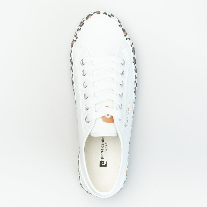 Pc Lace Up Sneaker With Animal Print Outsole _ 166555