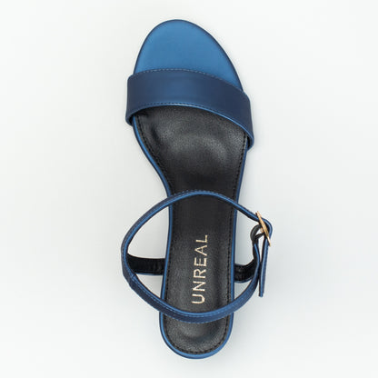 Kitten Heel With Solid Vamp Strap
