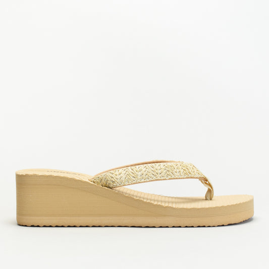 RAFIA PLATFORM THONG