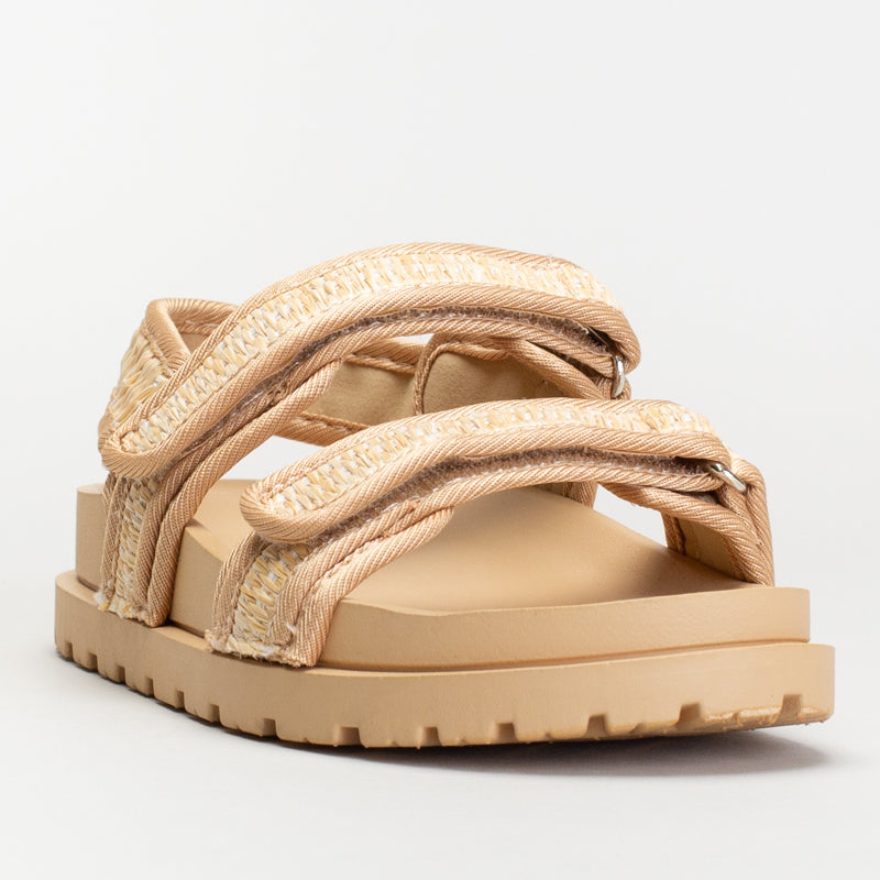 TAN WOVEN SANDAL