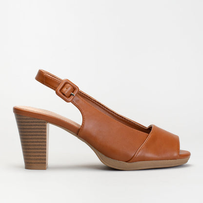 SLING BACK PEEP TOE