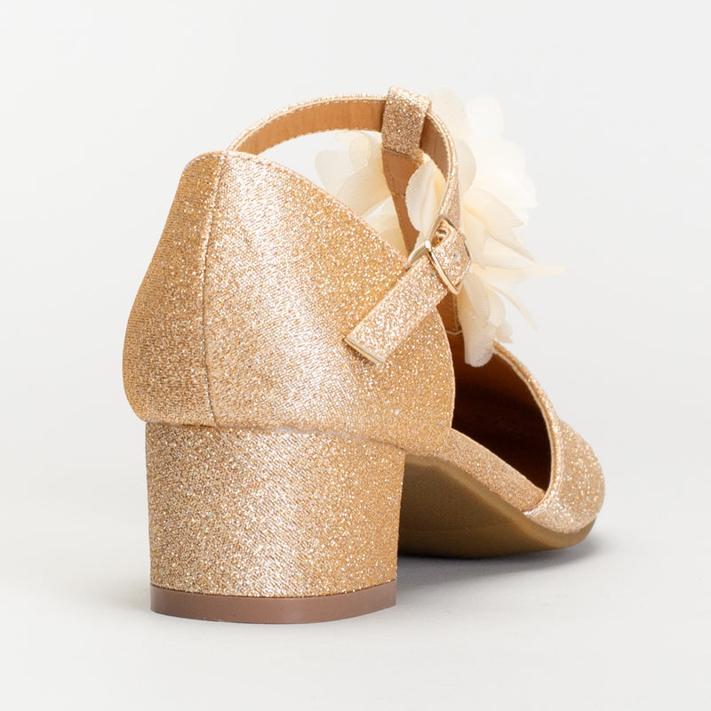 Flower T Bar Party shoe