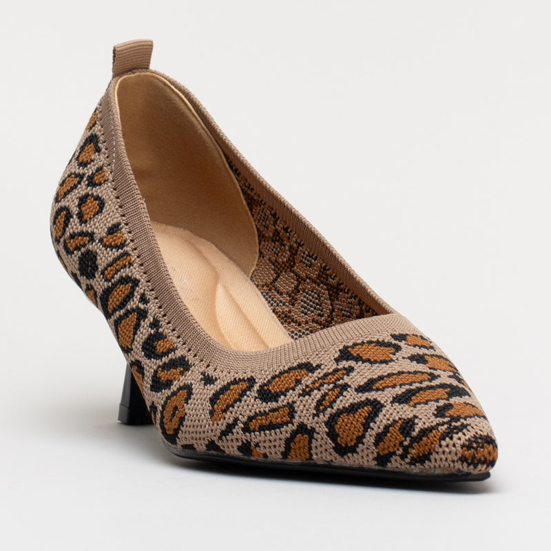 KNIT KITTEN COURT SHOE