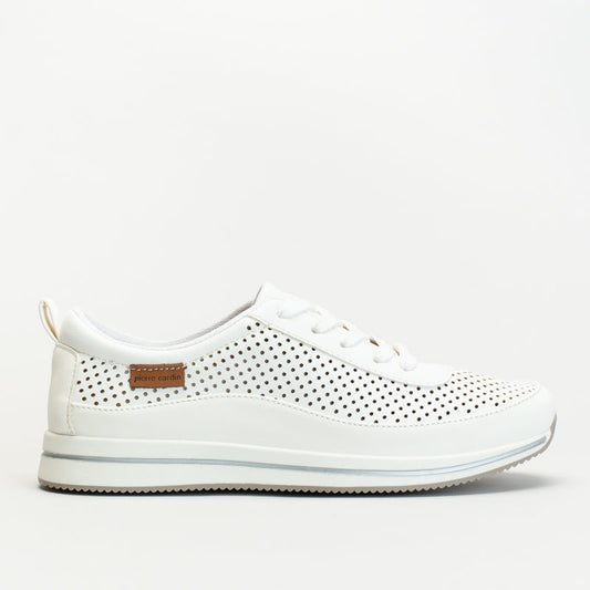 Pc Lace Up Sneaker With Pin Punch Detail _ 166553