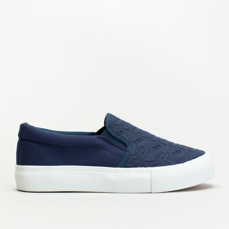 Slip On Platform With Anglaise Upper