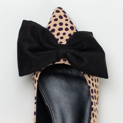 POINTY SLING BACK WITH BOW