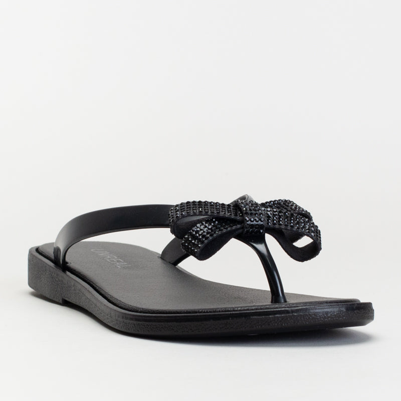 Jelly Mule With Diamante Bow _ 166372