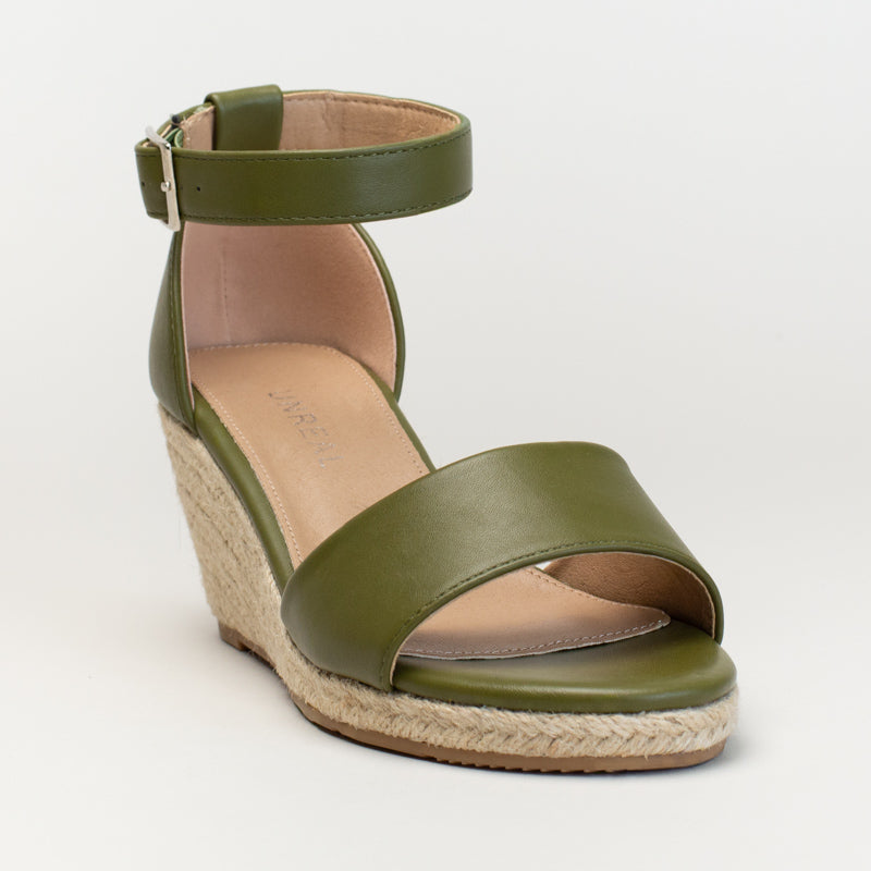 Espadrille Wedge with Ankle Strap