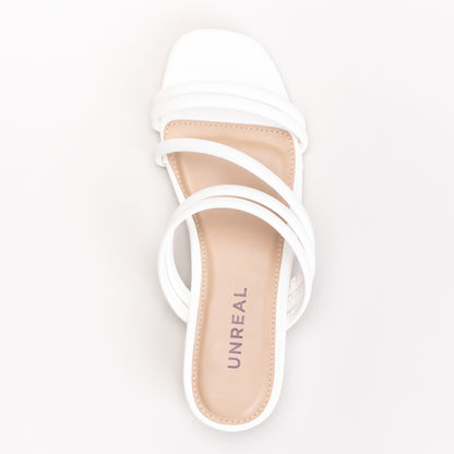 Strappy Slip On Block Heel
