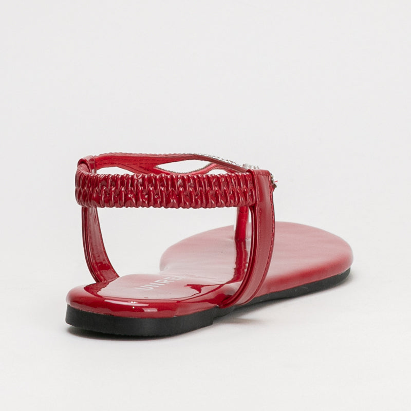 SANDAL WITH DIAMANTE DETAIL