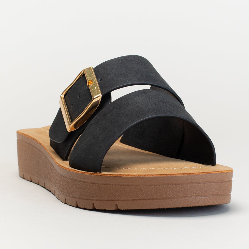 Double Band with Buckle-Tan