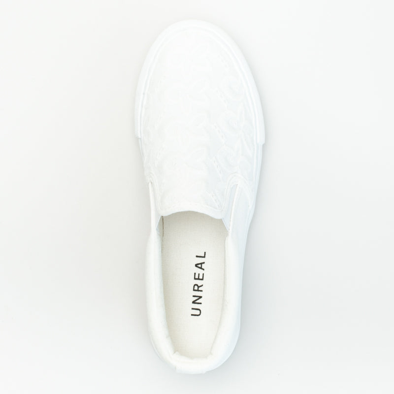 Slip On Platform With Anglaise Upper