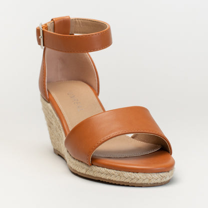 Espadrille Wedge with Ankle Strap