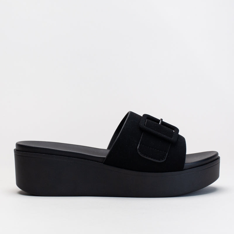 Platform Mule with Side Buckle