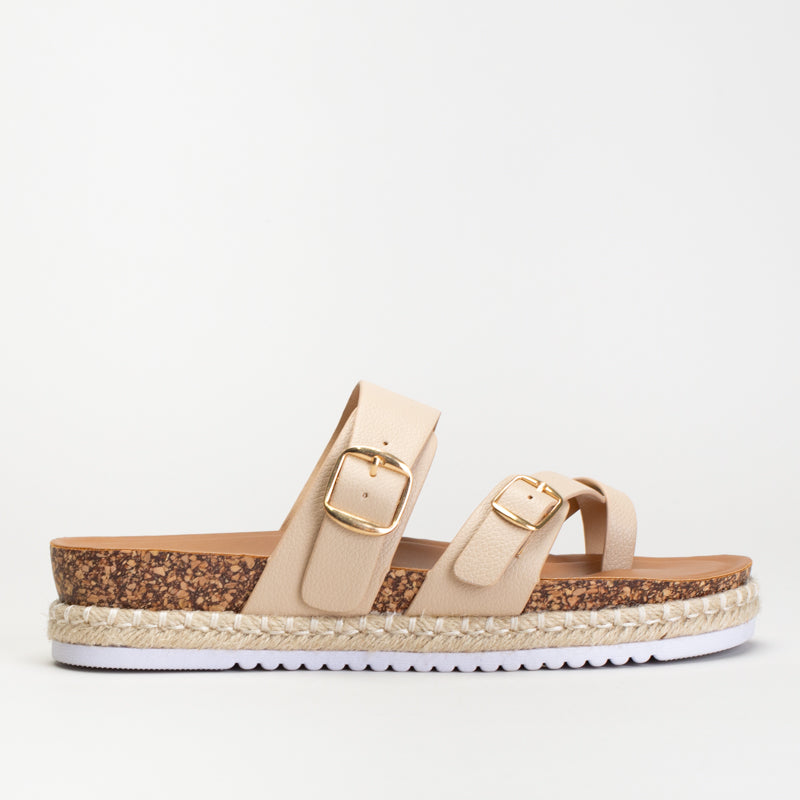 ESPADRILLE PLATFORM WITH TOE LOOP