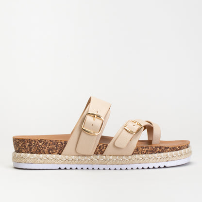 ESPADRILLE PLATFORM WITH TOE LOOP