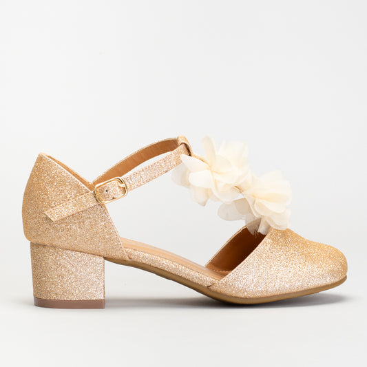 Flower T Bar Party shoe