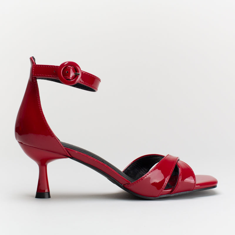 Kitten Heel With Cross Over Strap