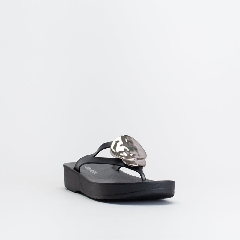 Wedge Thong Slip On Sandal