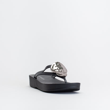 Wedge Thong Slip On Sandal