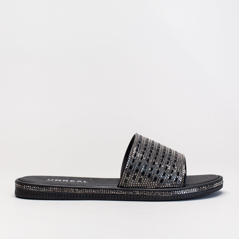 SLIP ON SANDAL WITH DIAMNTE UPPER