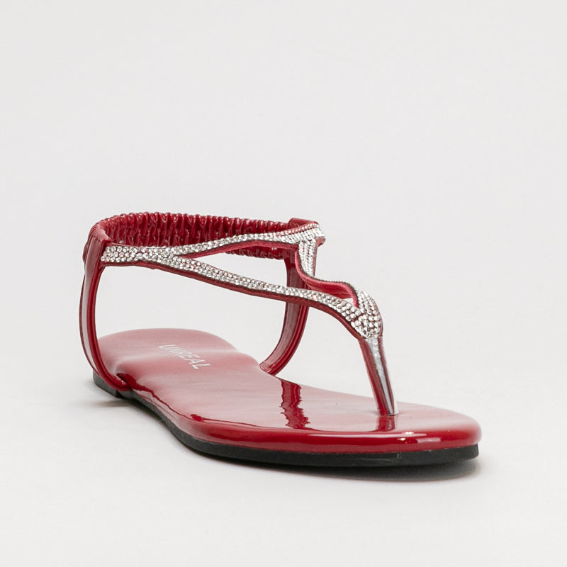 SANDAL WITH DIAMANTE DETAIL
