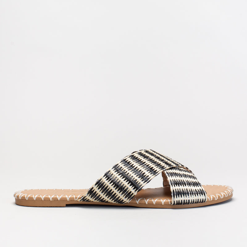 CROSS OVER SLIP ON WITH WEBBING