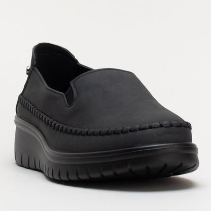 PC Comfort Stitch Detail Wedge Shoe