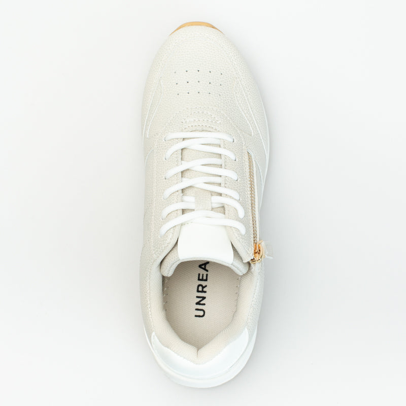 Wedge Sneaker With Side Zip
