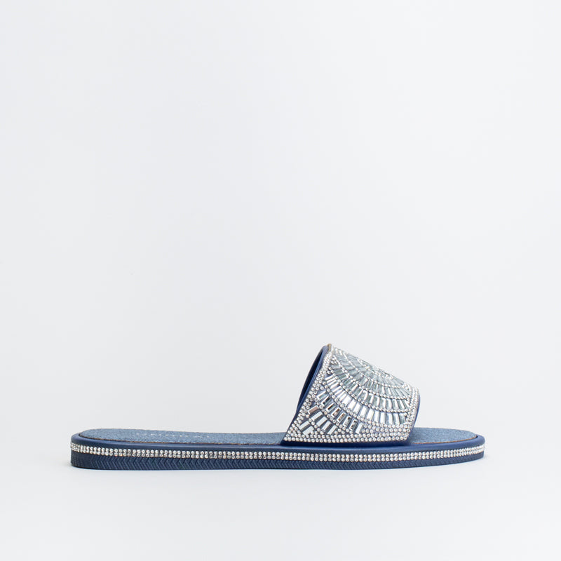 DIAMANTE SLIP ON SANDAL