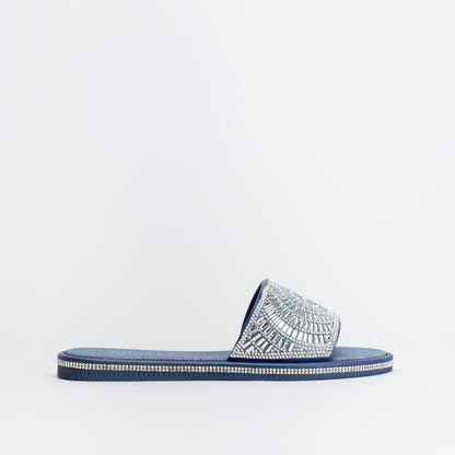 DIAMANTE SLIP ON SANDAL