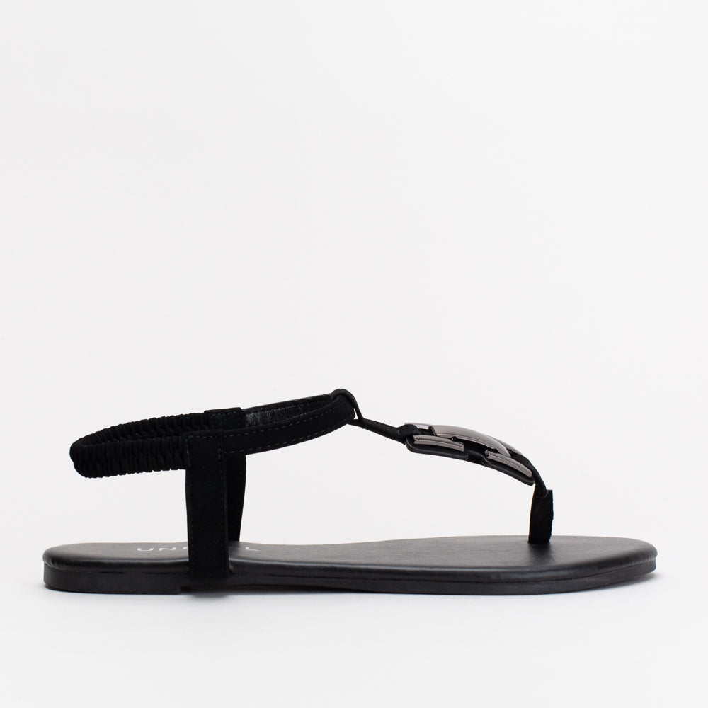 Metal Trim  Thong Flat Sandal