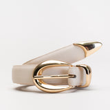 Fashion taupe belt _ 165405
