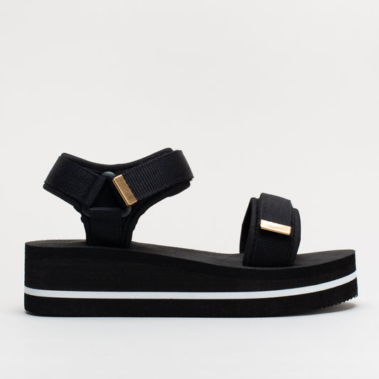 Wedge Sandal with Velcro Strap _ 163236