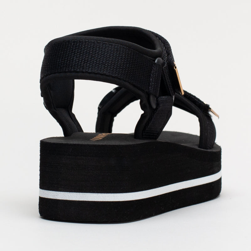 Wedge Sandal with Velcro Strap _ 163236