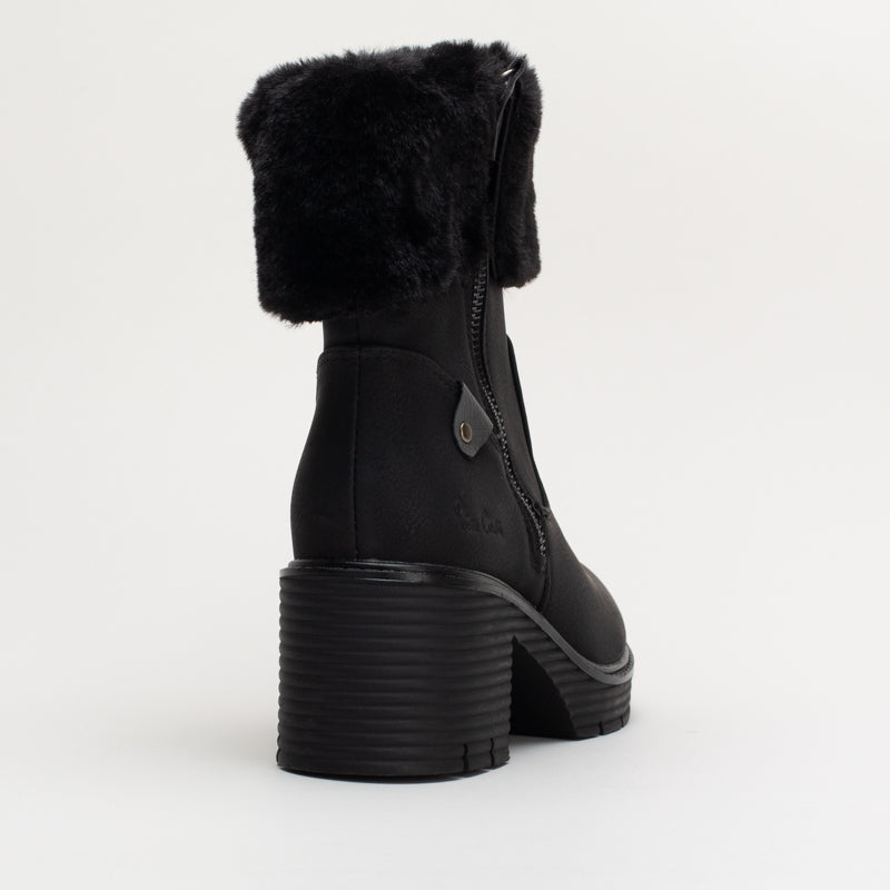 Knit Collar Boot _ 160842
