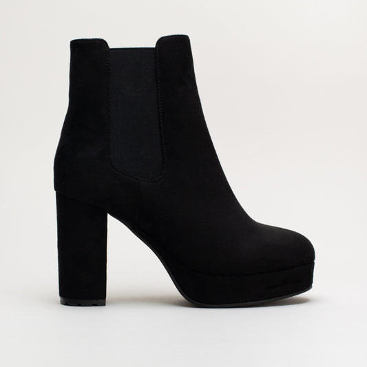 Platform Block Heel Boot _ 161546
