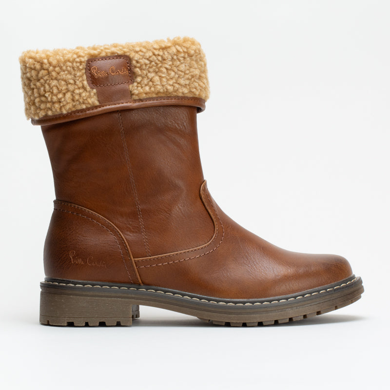 Faux Fur Fold Over Boot _ 167724